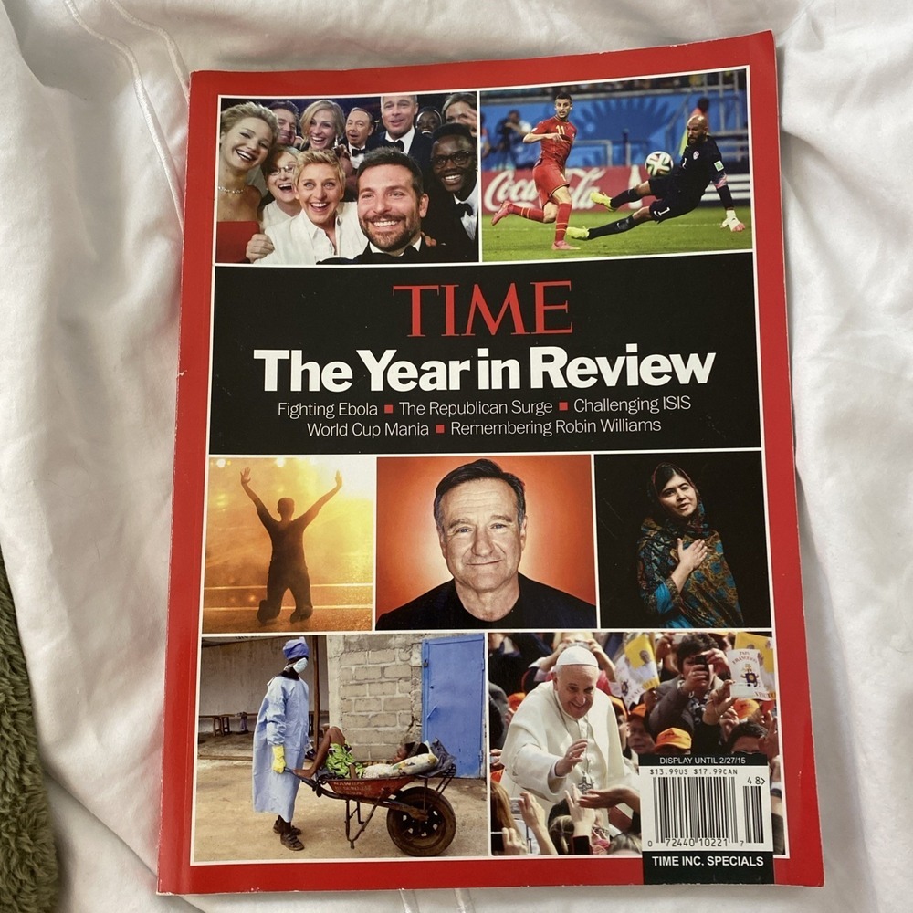 2015 ROBIN WILLIAMS YANKEES POPE The Year In Review‎ TIME MAGAZINE